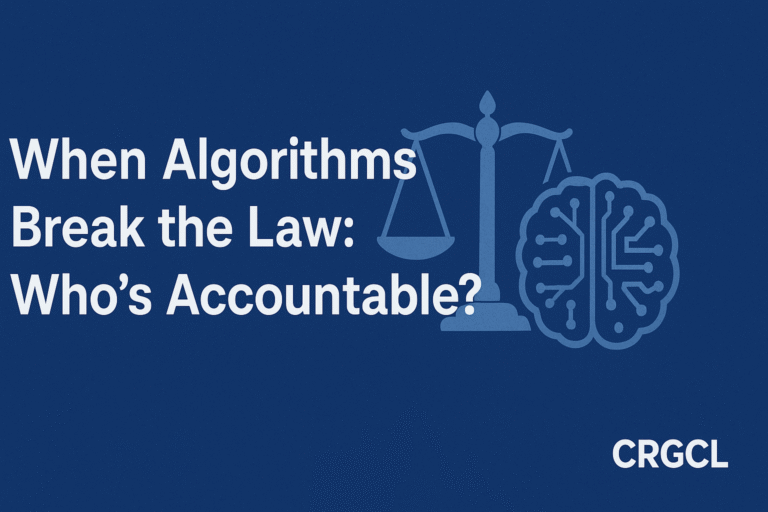When Algorithm Breaks the Law - CRGCL
