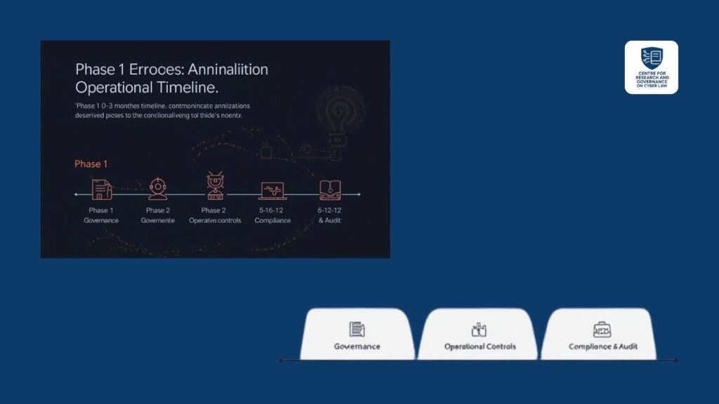 Three-phase compliance implementation roadmap for India Space Cyber Security Framework 2026 - governance, controls, and audit