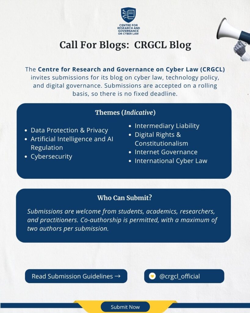 Call For Blogs - CRGCL Blog